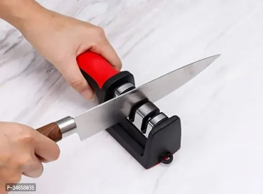 Advanced Knife Sharpener for Kitchen Knife / 3-Stage Sharpening Tool - Pack of 1-thumb0