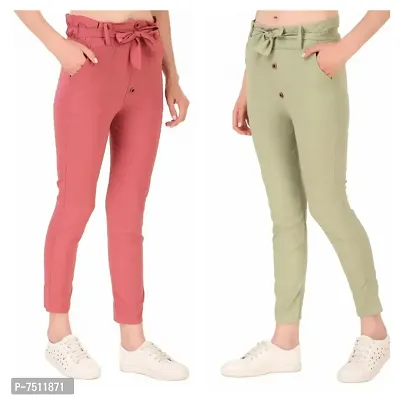 Women Full Length Elegant Straight Leg Pants High Waist Plus Size Trousers  8041B | eBay