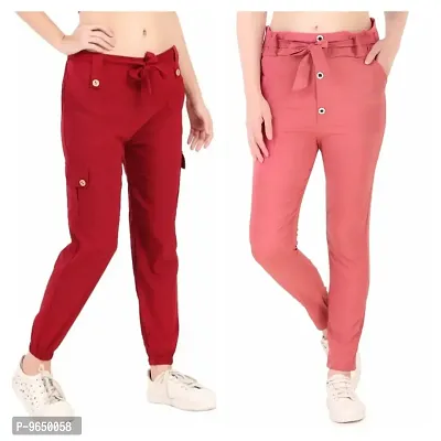 Classy Casual Wear Trouser Combo Of 2