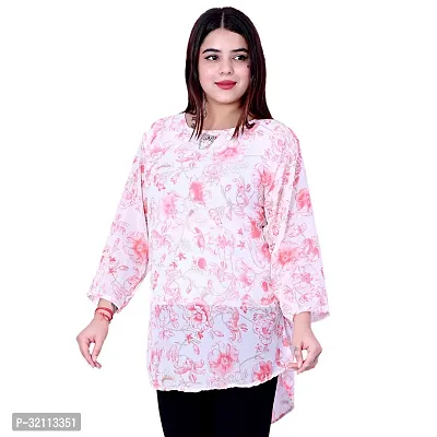 Stylish Georgette Printed Tunic for Women-thumb2