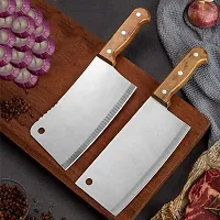 Spatlus Meat Cleaver 7 inch,Butcher Knife,Vegetable Cleaver Knife,German High Carbon Stainless Steel Kitchen Knife Chef Knives(Knife G Set of 1)-thumb4