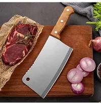 Spatlus Meat Cleaver 7 inch,Butcher Knife,Vegetable Cleaver Knife,German High Carbon Stainless Steel Kitchen Knife Chef Knives(Knife G Set of 1)-thumb3