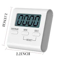 Spatlus Kitchen Timer Digital Kitchen Timer Magnetic Countdown Stopwatch Timer with Loud Alarm, Back Stand, Hanging Hole for Cooking, Shower, Bathroom, Kids, Teacher (Pack 1)-thumb4