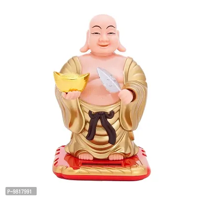 UDee Plastic Buddha Statue Idol, 5""x3.5"", Gold