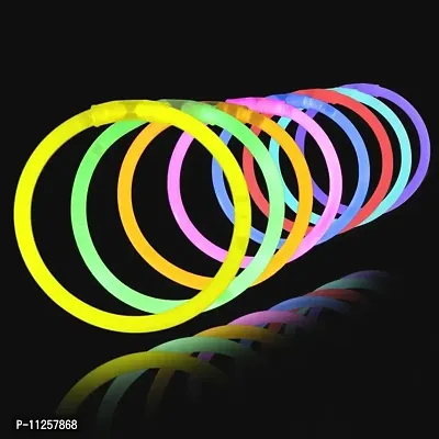 Crazy Sutra 15 Pc Glow in The Dark Sticks Bands Premium Bracelets (Multicolors) [GlowBand1