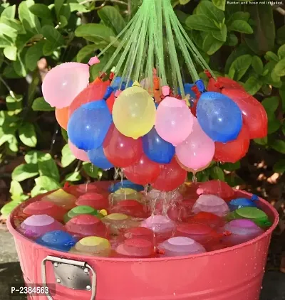 Holi Water Balloons / Multcolor Magic Water Balloon Maker - 111 Balloons in Total- Fill  Tie the Whole Bunch of Water Balloons in Just 60 Seconds - No More Struggle or Hassle - Great Holi-thumb0