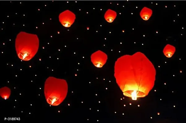 Crazy Sutra Make A Wish Hot Air Baloon Paper Sky Lantern Set of 5-thumb0