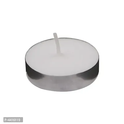 Pure Smokeless Tea Light wax Candles 50 pcs pack (3-3.5 hrs burning time)-thumb0