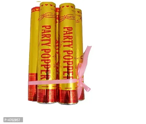Golden Party Poppers Sparkle Cannon Party Fun Glitter Gun 50 cm (Pack of 5 pcs)