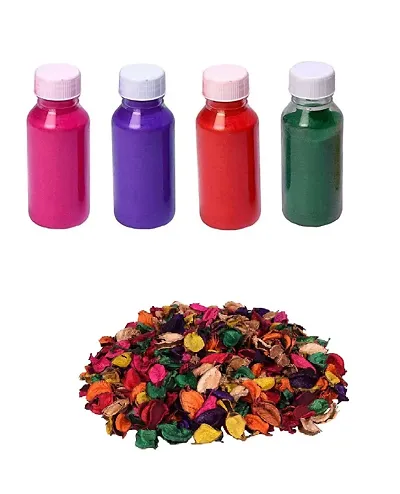 Diwali Rangoli Color Powder Combo with Potpuri