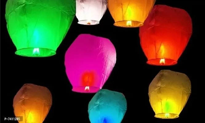 Crazy Sutrareg; Multicolor Paper Sky Lantern Air Ball-thumb0