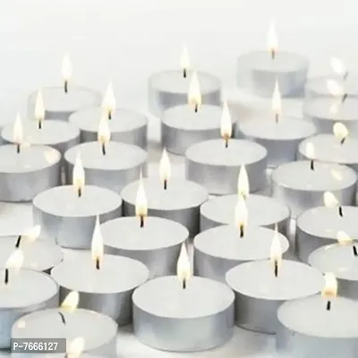 Tealight Candles, 3 to 4 Hours Burn time ( Pack of 50 )