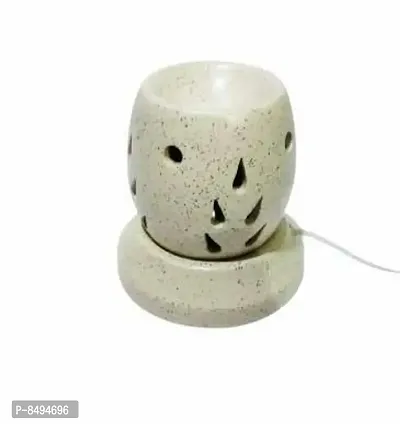 Crazy Sutraamp;reg; Ceramic Electric Aroma Drum Diffuser Oil Burner (Size-Medium) For Indoor Outdoor For Decoration.
