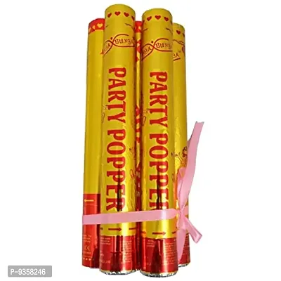 Golden Party Poppers Sparkle Cannon Party Fun Glitter Gun 30 cm (Pack of 5 pcs)-thumb0