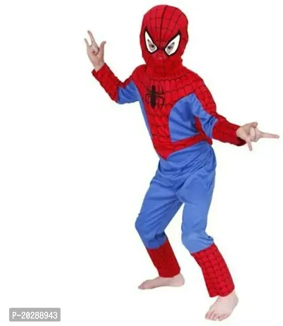 Buy GUSTAVE Spiderman Costume For Kids, Superhero Spider-Man Dress Spider  Man Miles Morales Silk-Feel Fabric Jumpsuit For Halloween Cosplay Boys  Gift,Blue Online at Low Prices in India - Amazon.in