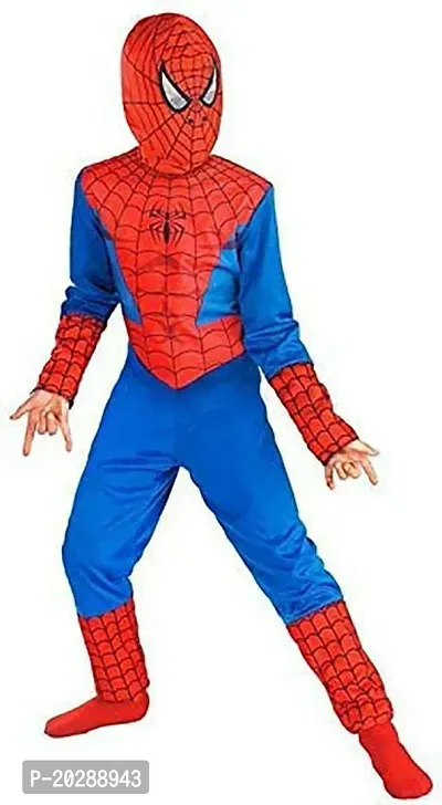 Kids spiderman dress costume for kids(06-08years)-thumb2