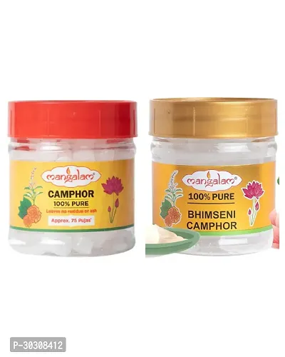 Mangalam Pure Camphor Jar 50 G + Mangalam Bhimseni Camphor 50G Combo-thumb3