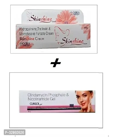 Clinsol Gel 15 Gm Cand Skinshine Cream 15g Combo-thumb0