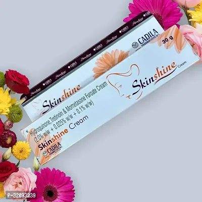 Skinshine Cream 15g and  Melamet Skin Whitening Cream 15 Gm Combo-thumb3