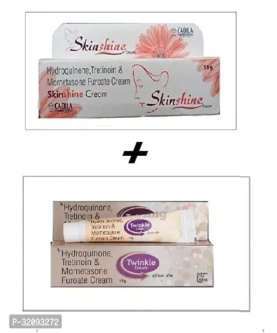 Skinshine Cream 15g and Twinkle Day Cream 15 Gm Each Combo