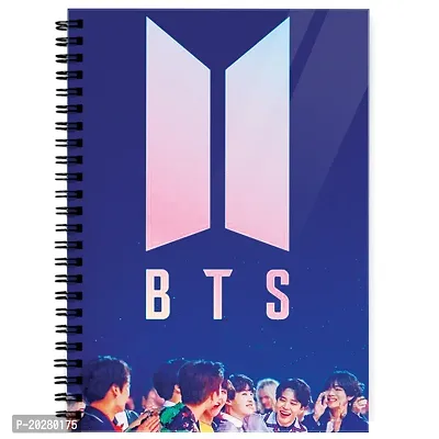 DASM United A5 Size Music Brand Printed Notebook Diary unrulled 100 GSM Pages Journal Notepad 14x21 cm - Design 149.