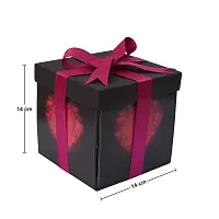 Romantic 3 Layered Box for Your Loved Once (Black)-thumb3