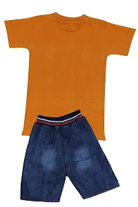 Reliable Cotton T-Shirts with Shorts For Boys-thumb1