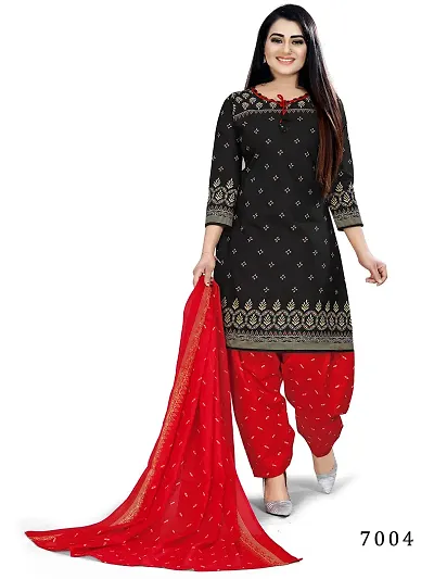 V3 FASHION STUDIO Pure Cotton ethnic motif Printed Salwar Suit unstitched Material for women?s you can stitch this piece (xs to xxxl) (light blue)