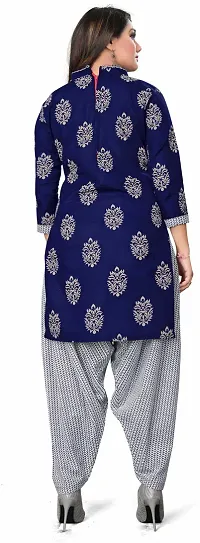 Beautiful Pure Cotton Printed Dress Material with Dupatta For Women-thumb1