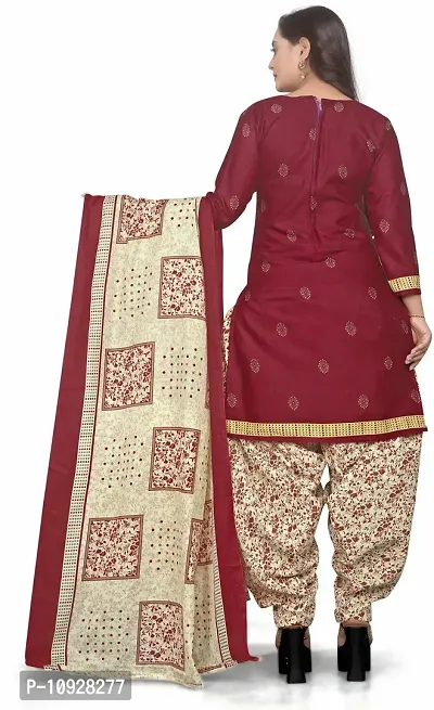 Beautiful Pure Cotton Printed Dress Material with Dupatta For Women-thumb2