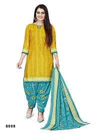 V3 FASHION STUDIO presents Unstitched Pure Cotton Salwar Suit Material Printed you can stitch this suit piece (xs to xxxl) (yellow)-thumb1