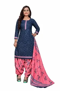 Beautiful Pure Cotton Printed Dress Material with Dupatta For Women-thumb1