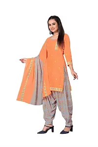 V3 FASHION STUDIO Pure Cotton Printed Salwar Suit Material you can stitch this piece (xs to xxxl) (orange)-thumb1