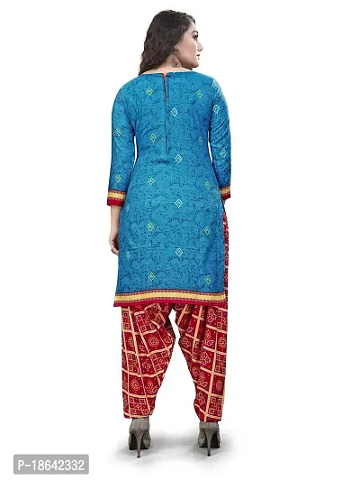 V3 FASHION STUDIO Pure Cotton Printed Salwar Suit unstitched Material for women?s you can stitch this piece (xs to xxxl) (blue)-thumb4