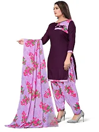 V3 FASHION STUDIO presents Unstitched Pure Cotton Salwar Suit Material Printed you can stitch this suit piece (xs to xxxl) (purple)-thumb2