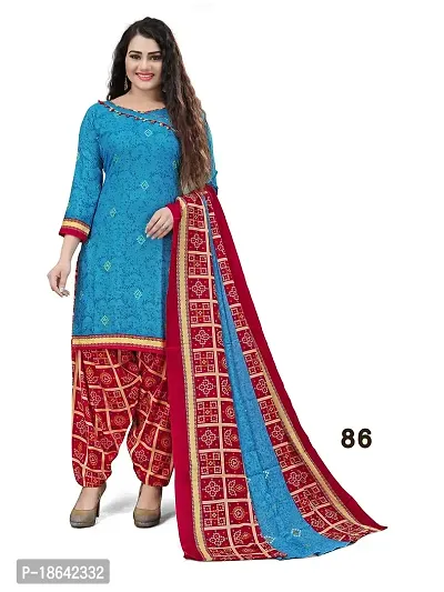 V3 FASHION STUDIO Pure Cotton Printed Salwar Suit unstitched Material for women?s you can stitch this piece (xs to xxxl) (blue)-thumb0