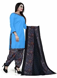 Beautiful Pure Cotton Printed Dress Material with Dupatta For Women-thumb1