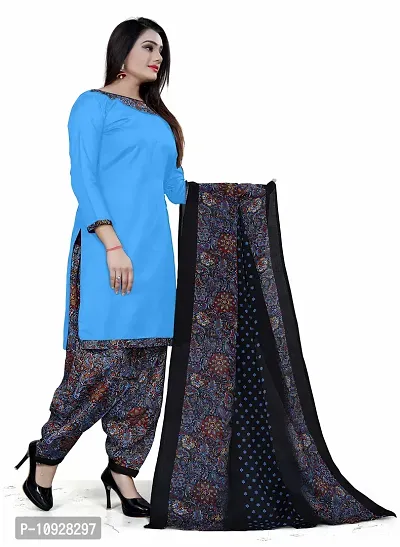 Beautiful Pure Cotton Printed Dress Material with Dupatta For Women-thumb2