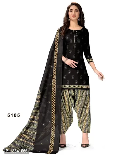 V3 FASHION STUDIO Pure Cotton ethnic motif Printed Salwar Suit unstitched Material for women?s you can stitch this piece (xs to xxxl) (black)