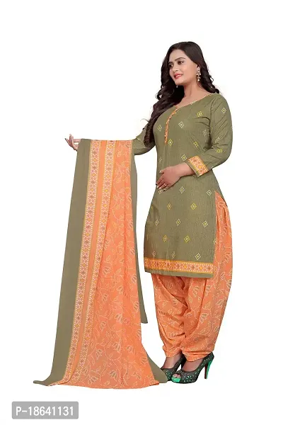 V3 FASHION STUDIO Pure Cotton ethnic motif Printed Salwar Suit unstitched Material for women?s you can stitch this piece (xs to xxxl) (pink::beige)-thumb3