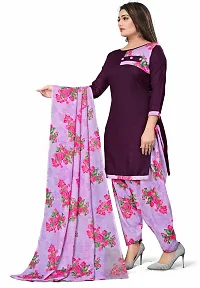 Beautiful Pure Cotton Printed Dress Material with Dupatta For Women-thumb1