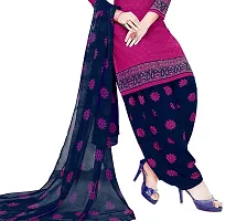 V3 STUDIO PRESENTS THIS TRENDY DESIGNER FLORAL PRINT LEON CREPE PATIYALA 3 PIECE UNSTICHED SUITS FOR GIRLS AND WOMEN'S WEAR (PURPLE)-thumb2
