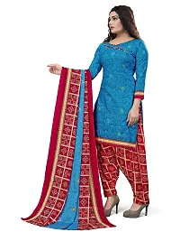 V3 FASHION STUDIO Pure Cotton Printed Salwar Suit unstitched Material for women?s you can stitch this piece (xs to xxxl) (blue)-thumb2