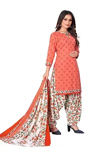 V3 FASHION STUDIO Pure Cotton ethnic motif Printed Salwar Suit unstitched Material for women?s you can stitch this piece (xs to xxxl) (black::white)-thumb1