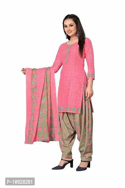 Beautiful Pure Cotton Printed Dress Material with Dupatta For Women-thumb2