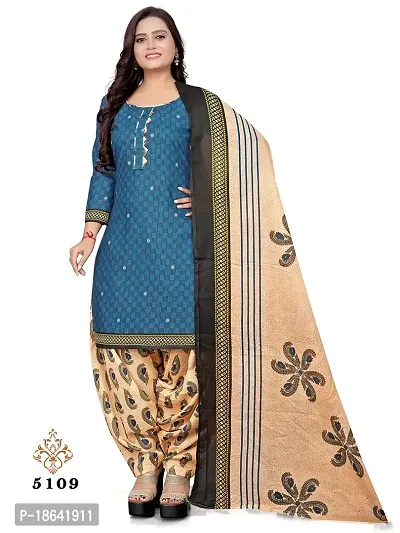 V3 FASHION STUDIO Pure Cotton ethnic motif Printed Salwar Suit unstitched Material for women?s you can stitch this piece (xs to xxxl) (maroon)