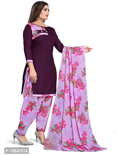 V3 FASHION STUDIO presents Unstitched Pure Cotton Salwar Suit Material Printed you can stitch this suit piece (xs to xxxl) (purple)-thumb2