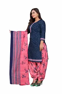 Beautiful Pure Cotton Printed Dress Material with Dupatta For Women-thumb2