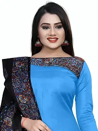 Beautiful Pure Cotton Printed Dress Material with Dupatta For Women-thumb3