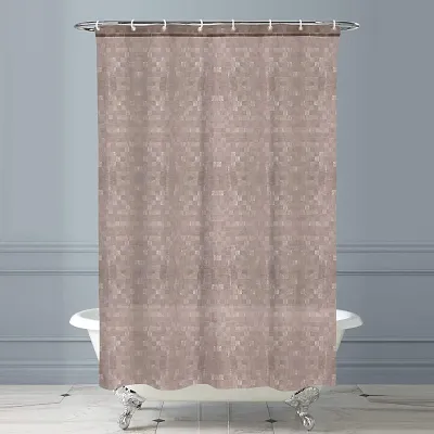 Designer PVC Waterproof Shower Curtain for Bathroom with 8 Hooks
